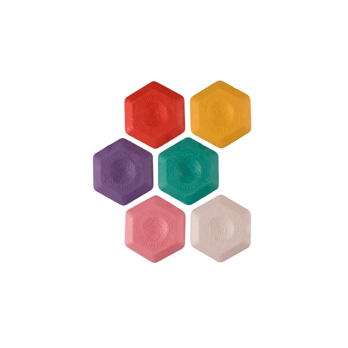 Hexagonal Eraser Singles