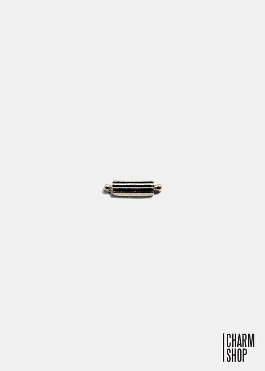 Black Harmonica Locket Charm