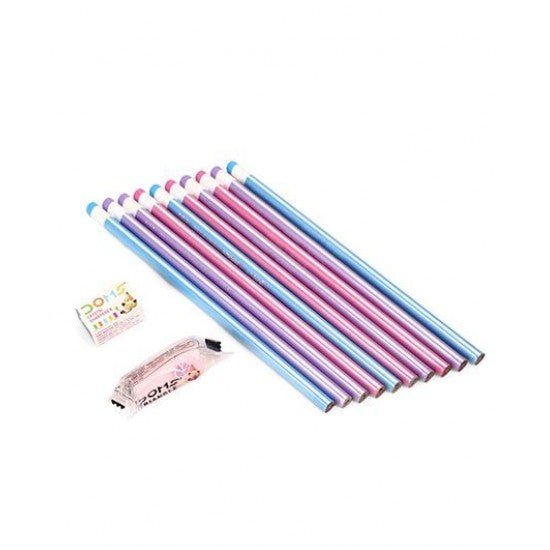 DOMS Zoom Triangle Pencils- Pack of 10