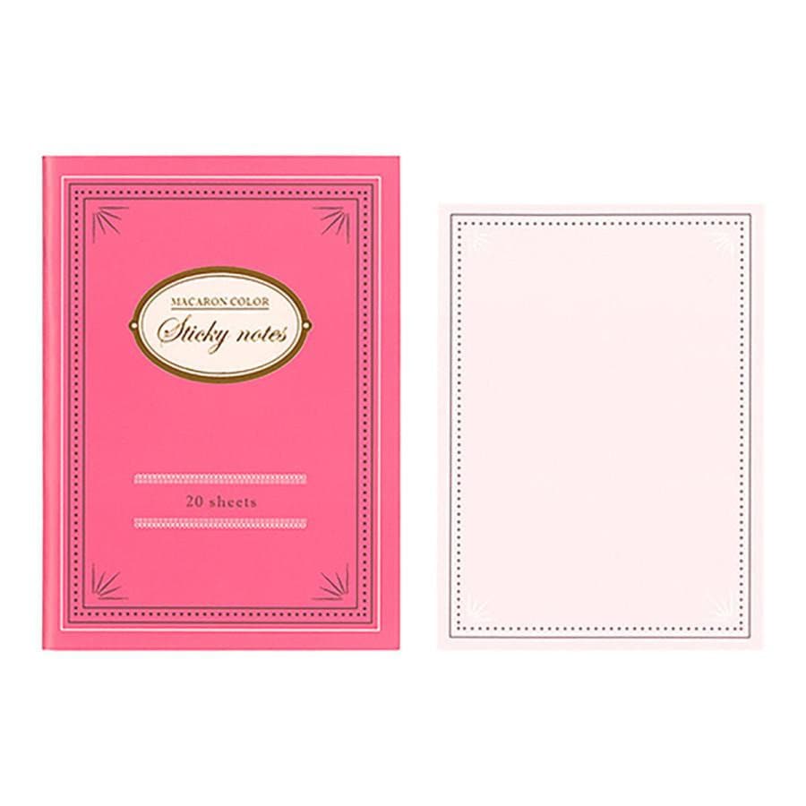 Macaron Color MOCHA Decorative Sticky Note Fancy Sticky Note Gift Tag Sticky Note Designphil Sticky Note | H92mm X W67 20 Sheets