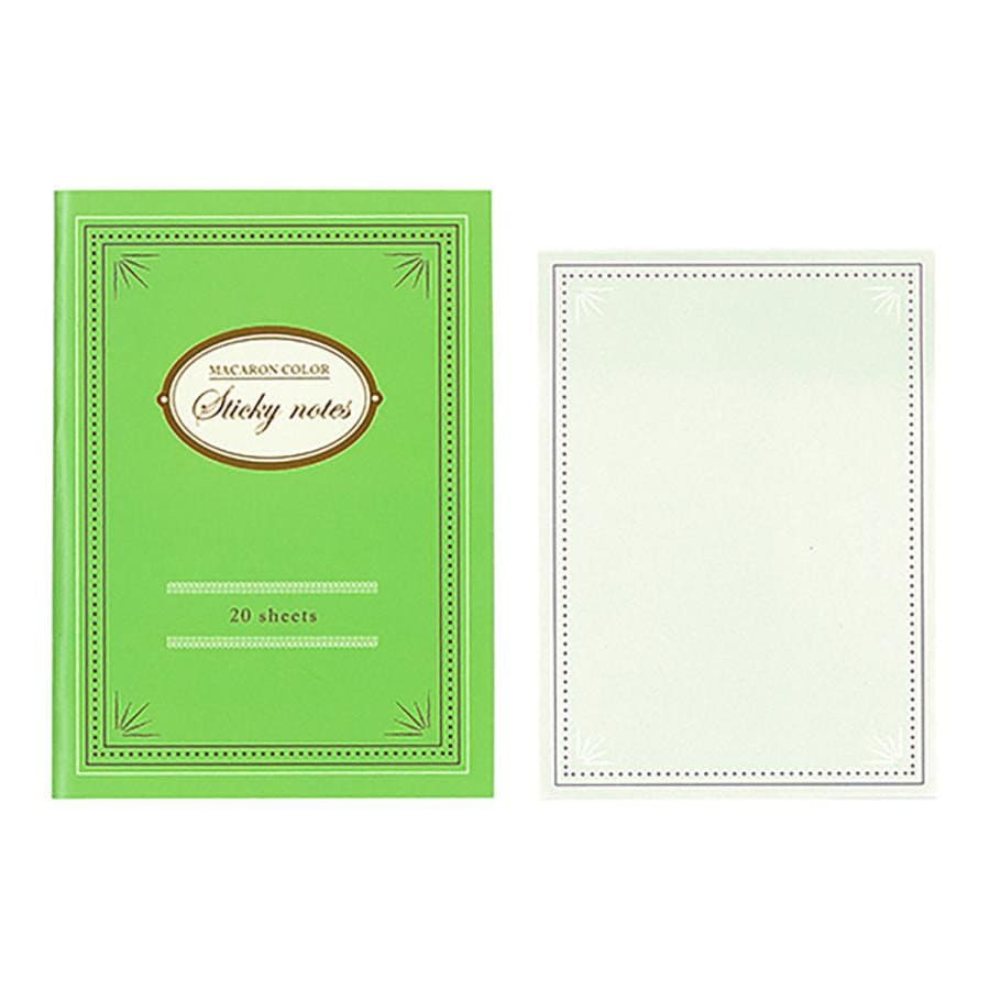 Macaron Color MOCHA Decorative Sticky Note Fancy Sticky Note Gift Tag Sticky Note Designphil Sticky Note | H92mm X W67 20 Sheets