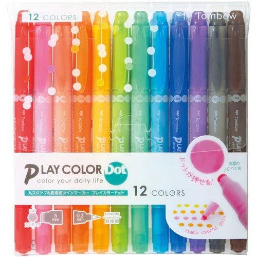 Play Color Dot Felt Tip Pen Set / Tombow