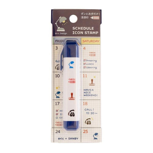 MY DESK Sanby & Eric Schedule Stamps Light Check Nice Phone Stamps Notebook Stamps Planner Stamps Bujo Stamps | eric-icon-01